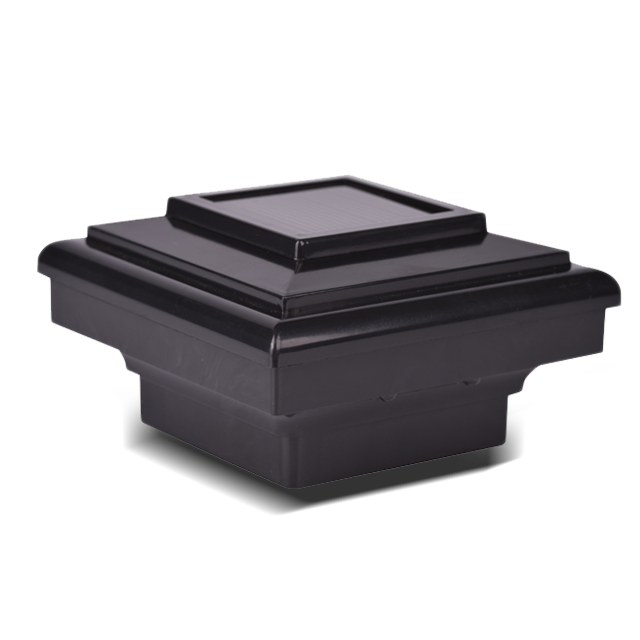 2211-F7 BL Hitam Hiasan Solar Square Pillar Post Light 2211-F7 BL Hitam Hiasan Solar Square Pillar Post Light