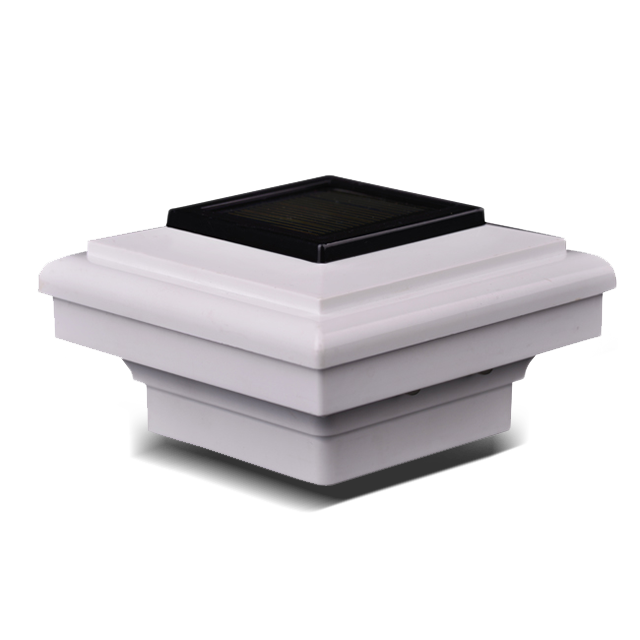 Dek Pagar Plastik 2211-F7 WH atau Patio Solar Garden Post Light Dek Pagar Plastik 2211-F7 WH atau Patio Solar Garden Post Light